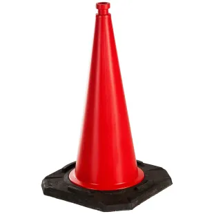 Pachołek drogowy 50cm U-23c | PCV, 2,7 kg, nieodblaskowy